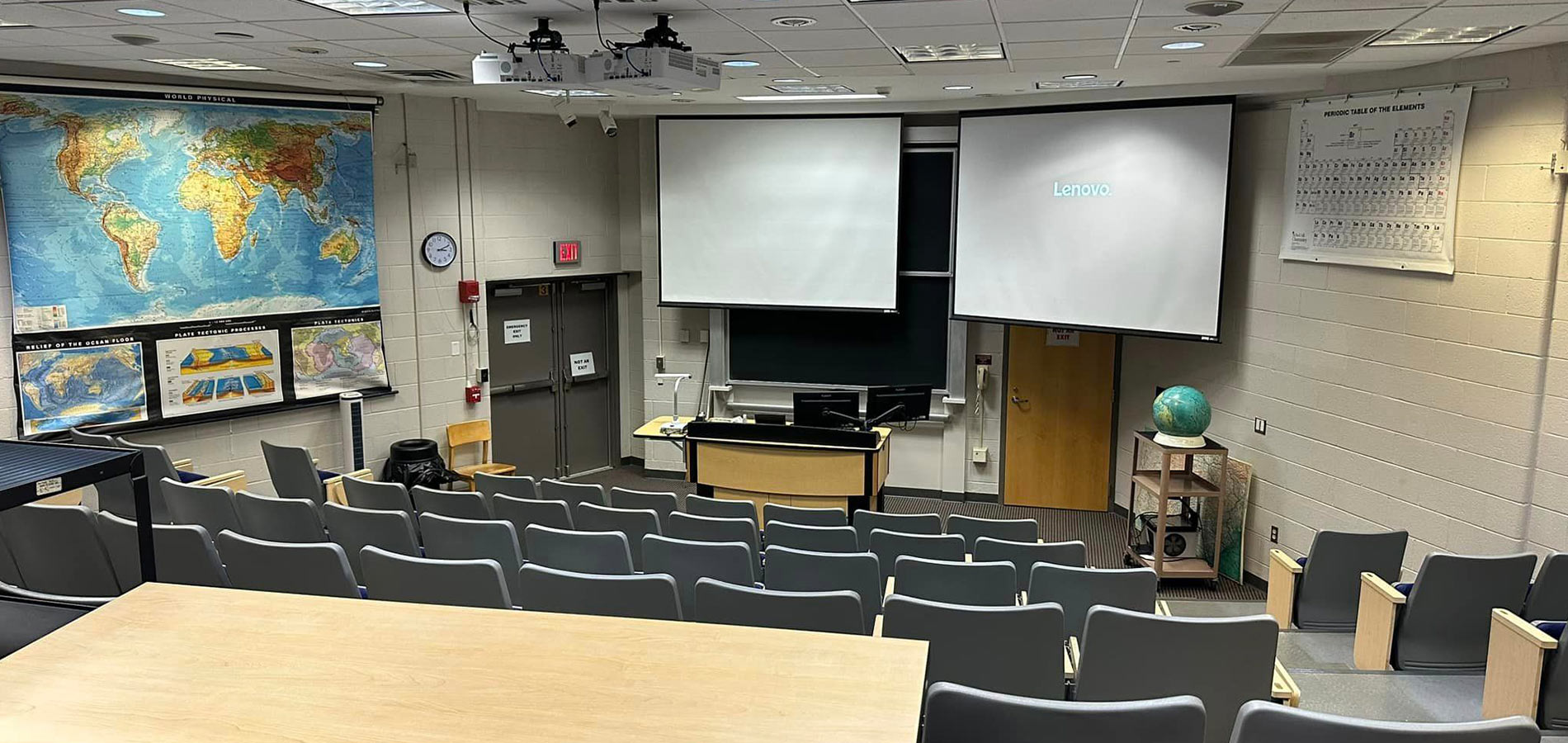 Auditorium in the Grim Science Building