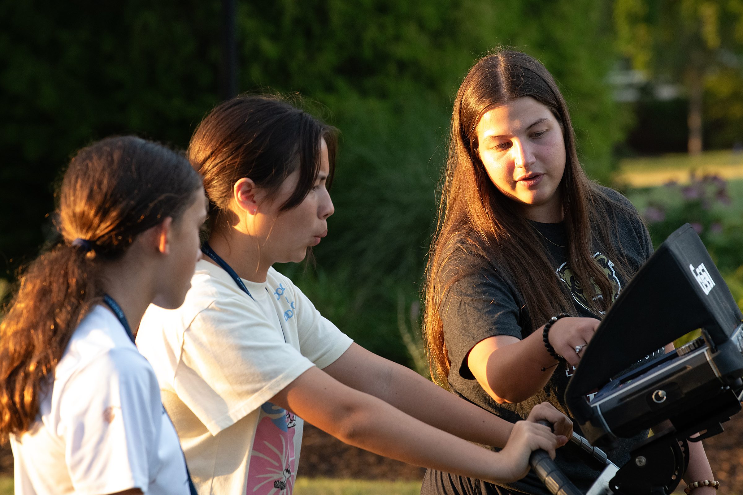 Gabriella DeMarco and Abe Friehauf treated students to a real world demonstration of Ground Penetrating Radar.