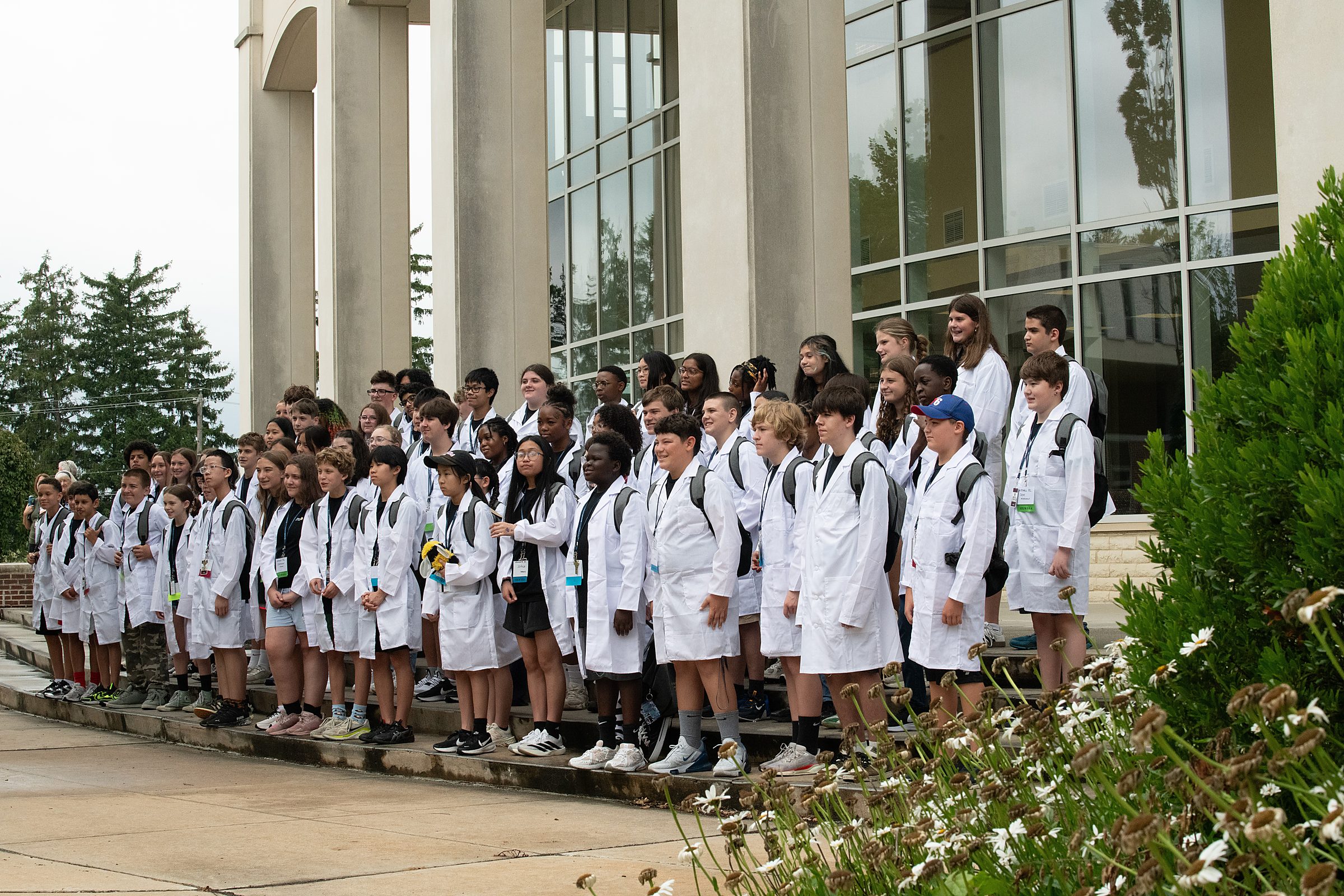 The official class photo is taken just after the orientation.