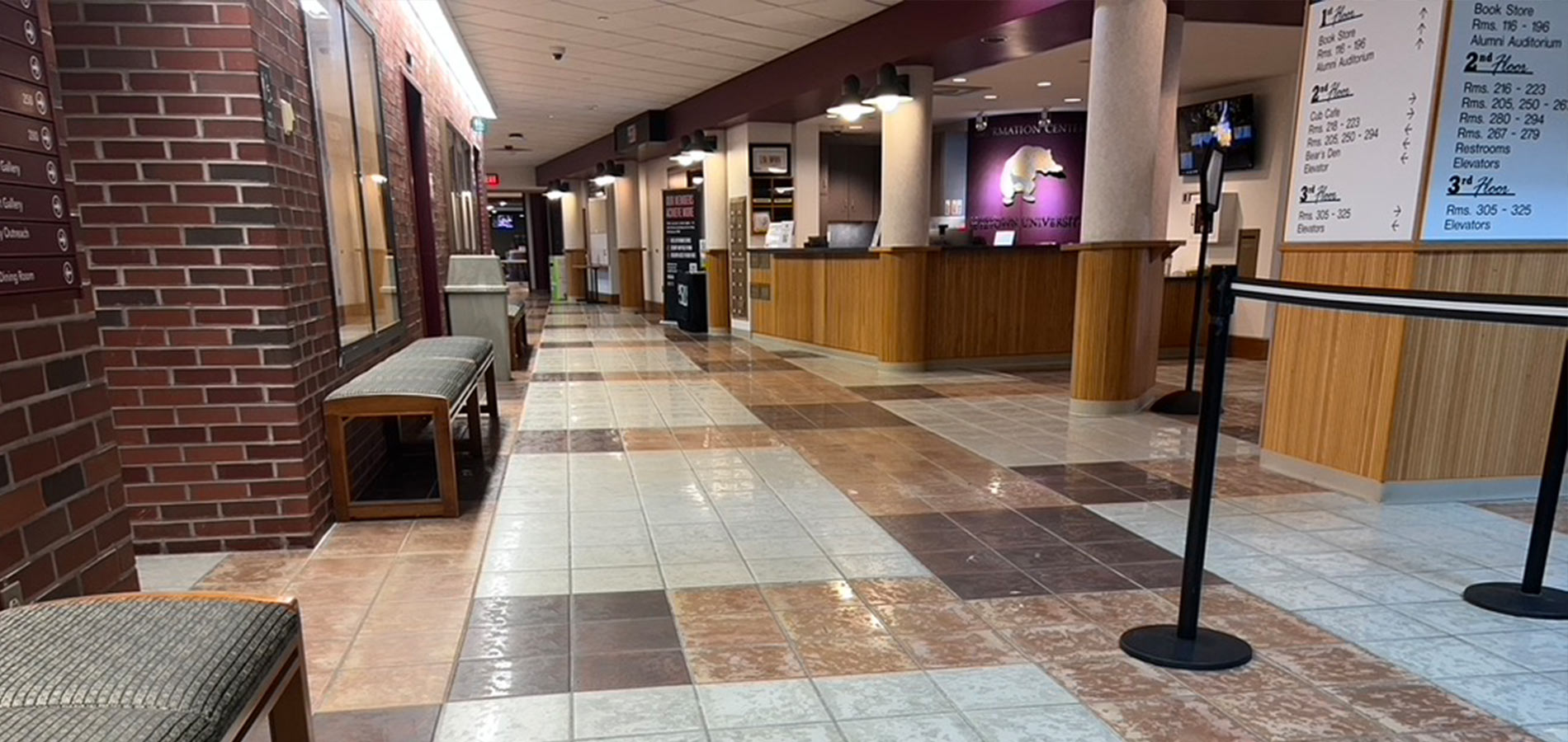 Inside the McFarland Student Union Building